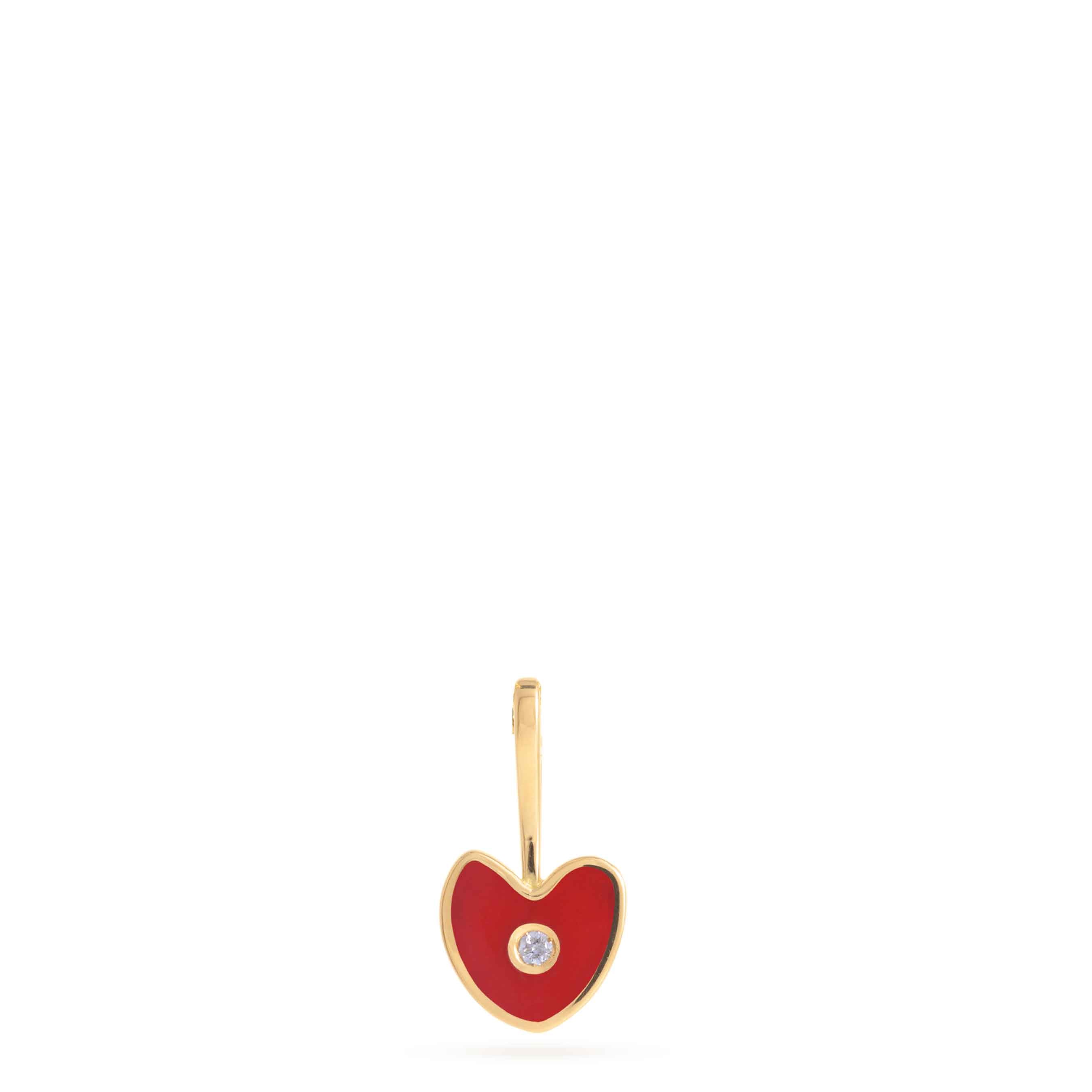 Ma Pomme d'Amour | Enamel gold heart